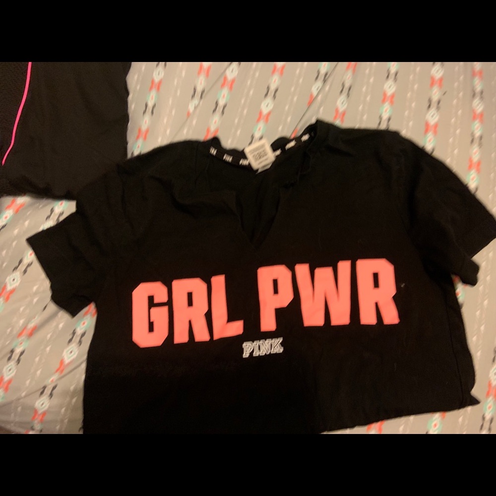 PINK girl power shirt